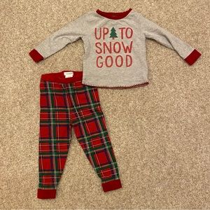 Mud Pie Christmas Pajamas Size 9-12mo